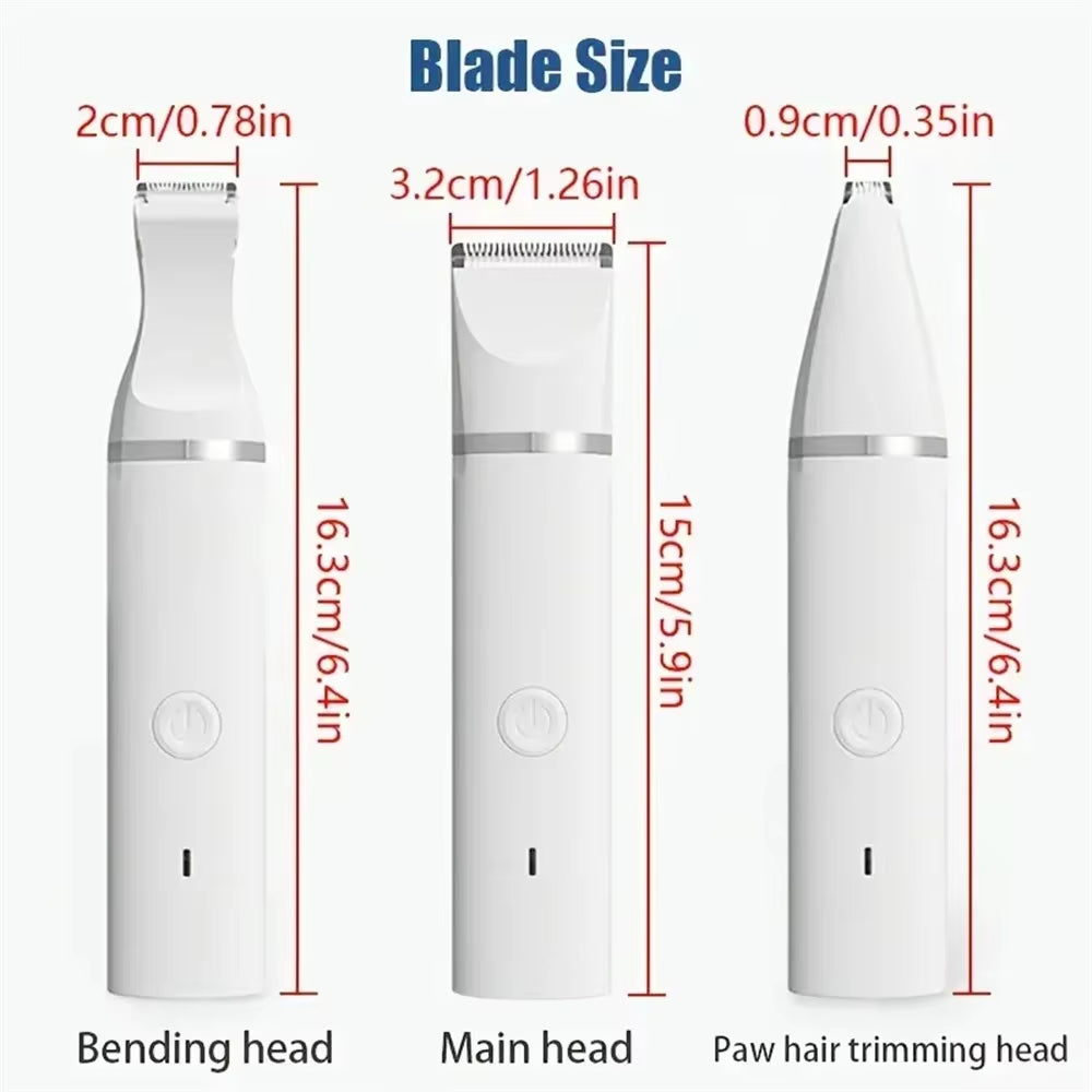Pawtrim Pro™ 4-In-1 Electric Pet Grooming Kit – Precision Clipping for a Flawless Fur Finish
